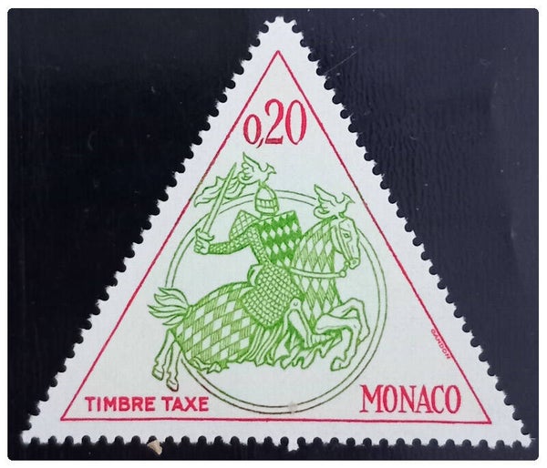 Timbre taxe de Monaco neuf numéro 66 ●