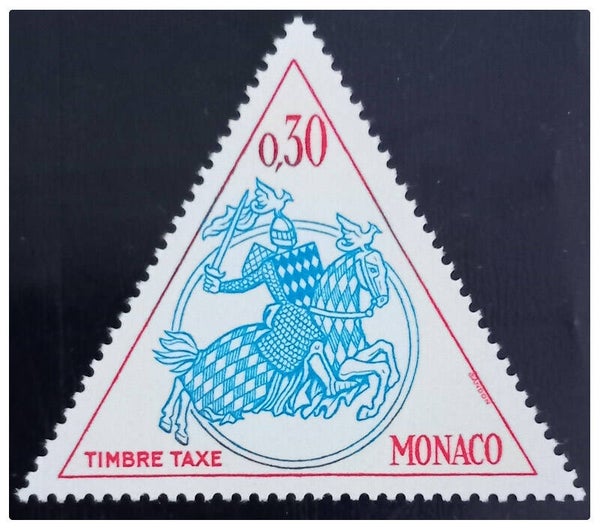 Timbre taxe de Monaco neuf numéro 67 ●
