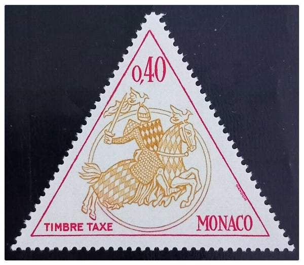 Timbre taxe de Monaco neuf numéro 68 ●