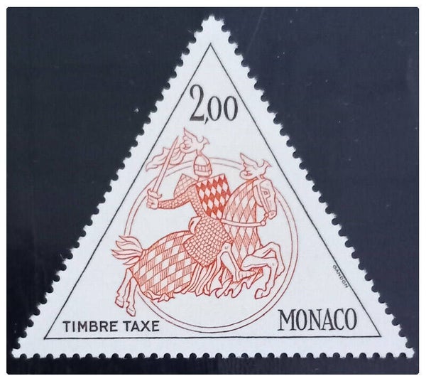 Timbre taxe de Monaco neuf numéro 71 ●