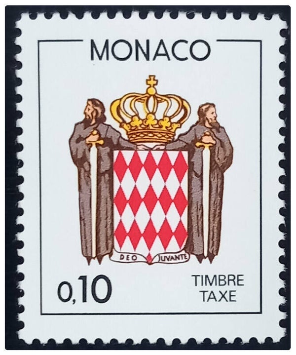Timbre taxe neuf de Monaco numéro 76 ●