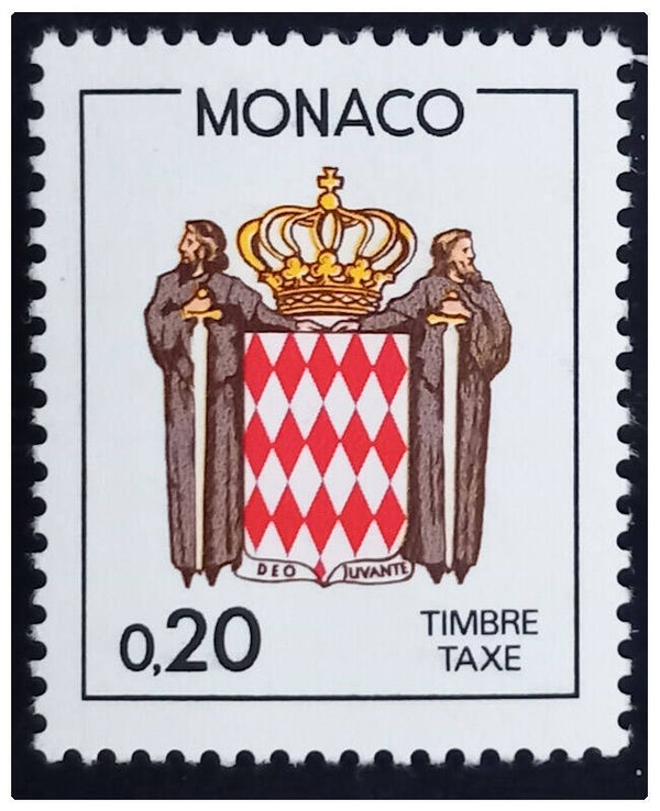 Timbre taxe neuf de Monaco numéro 78 ●