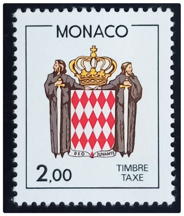 Timbre taxe neuf de Monaco numéro 85 ●