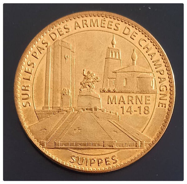 Médaille souvenir sur les pas des armées de champagne 2008