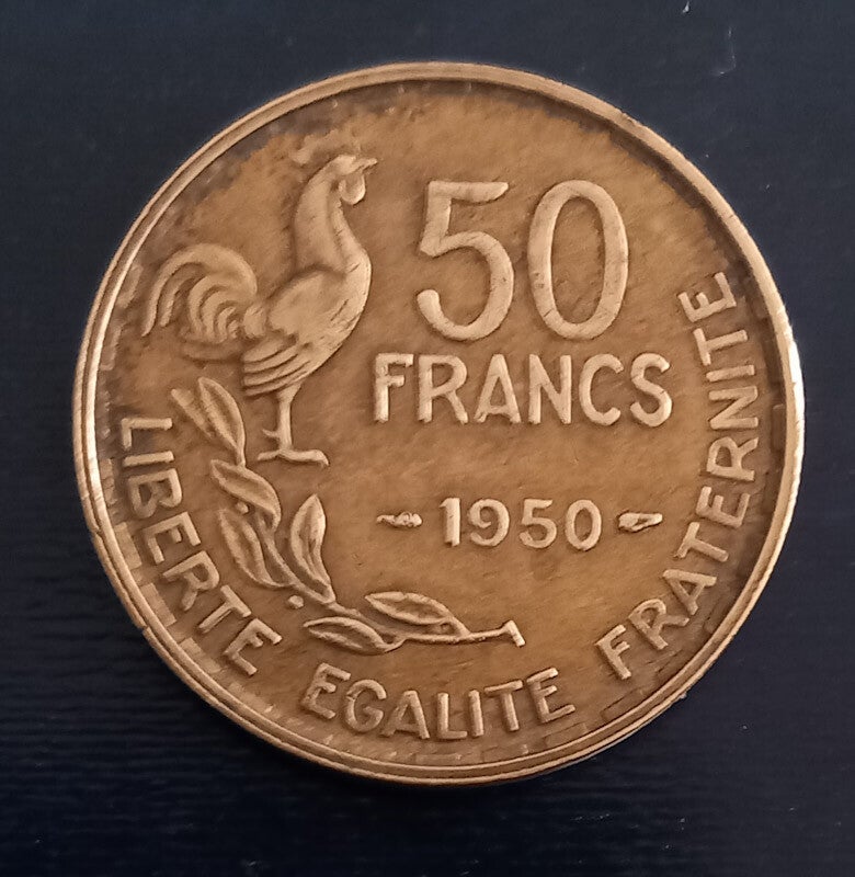 50 franc G. Guiraud année 1950