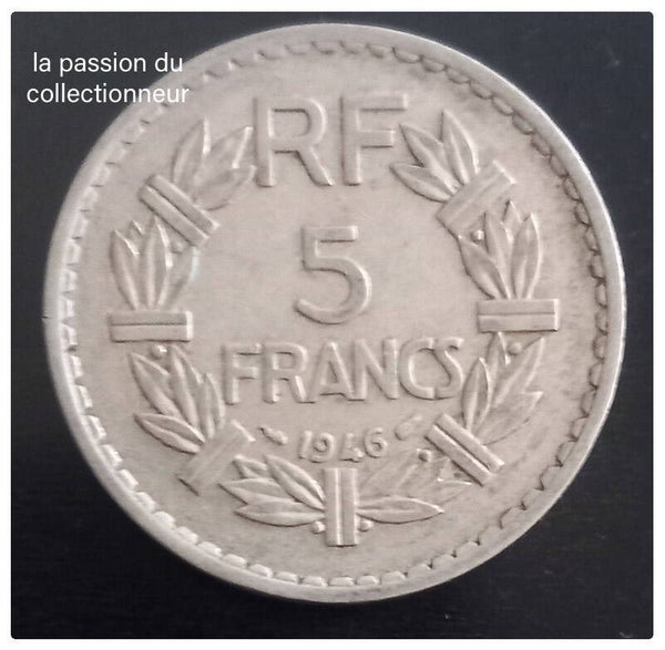 5 franc lavrillier année 1946
