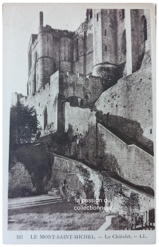Carte postale du mont Saint Michel le chatelet