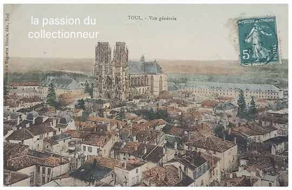 Carte postale de Toul vue générale
