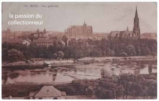 Carte postale de metz vue générale