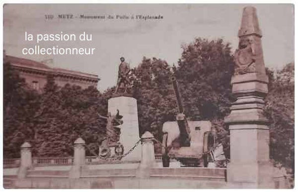 Carte postale de metz monument du poilu à l'esplanade