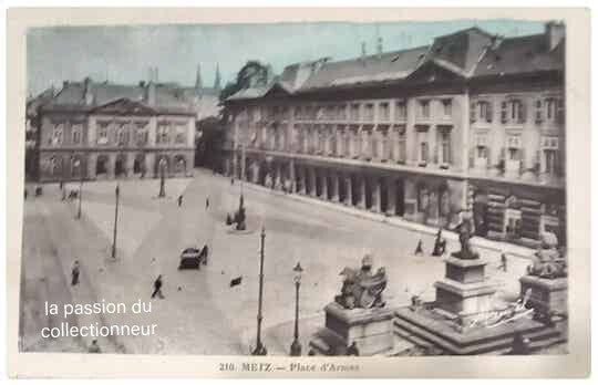Carte postale de Metz place d'armes