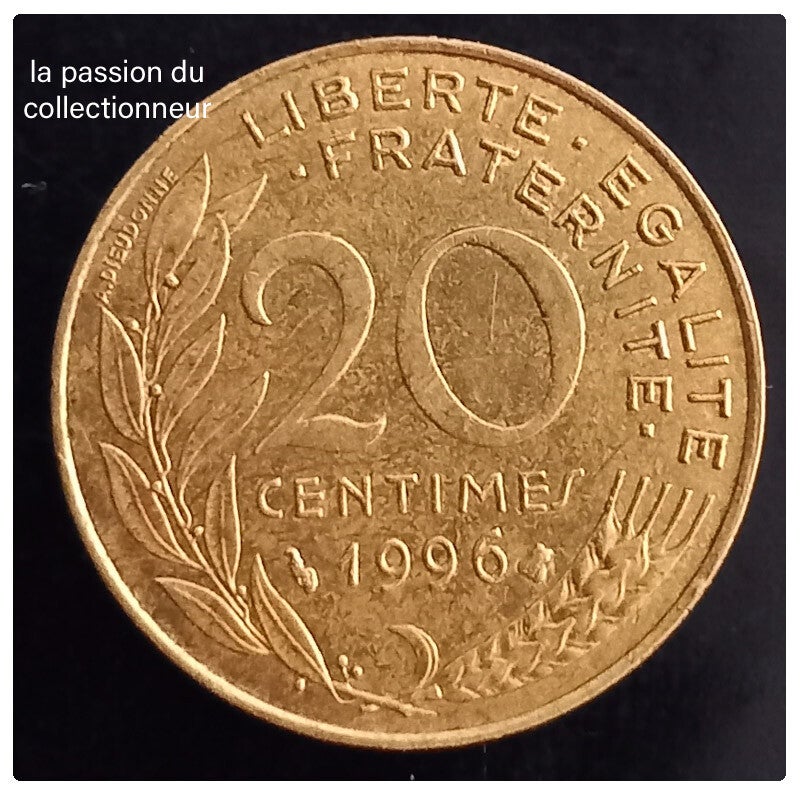 20 centimes Marianne année 1996