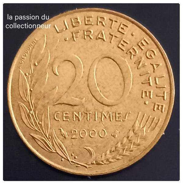 20 centimes Marianne année 2000