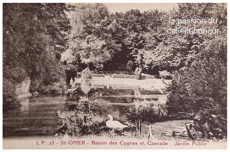 St Omer bassin des sygnes et cascade jardin public