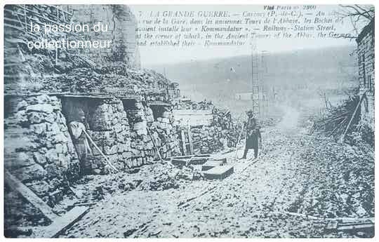 Carency rue de la gare