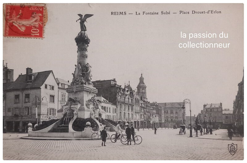 Reims la fontaine subé place drouet d'erlon