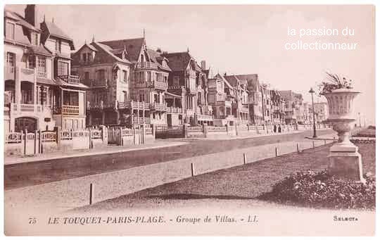 Le touquet Paris plage groupe de villas