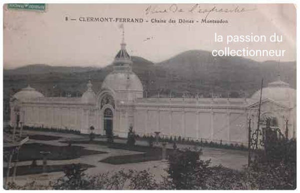 Carte postale de Clermont Ferrand chaine des dômes Montaudon