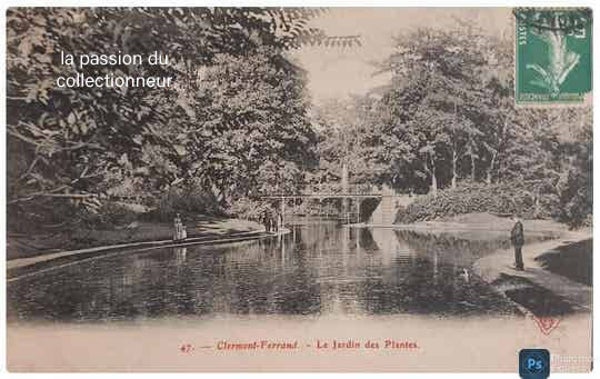 Carte postale de Clermont Ferrand le jardin des plantes