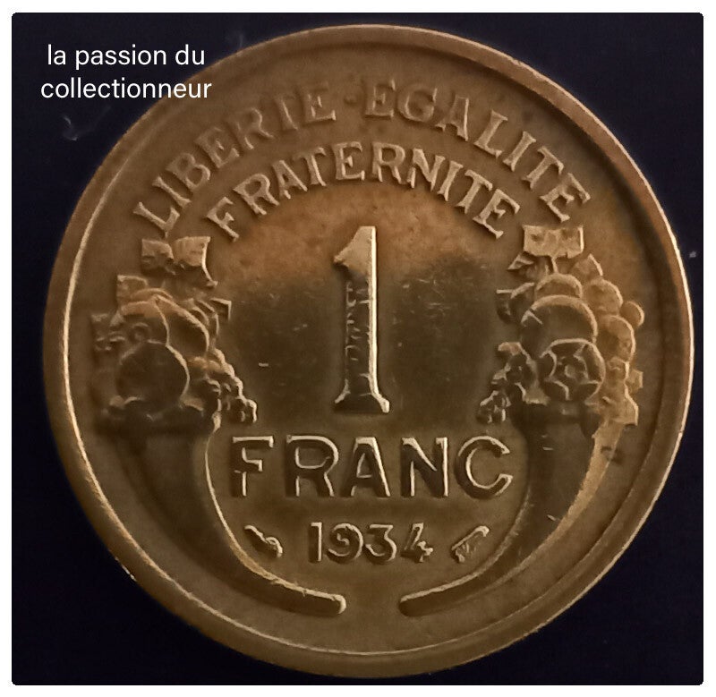 1 franc Morlon année 1934