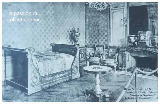 Carte postale de Versailles palais du grand trainon chambre de Napoléon 1er
