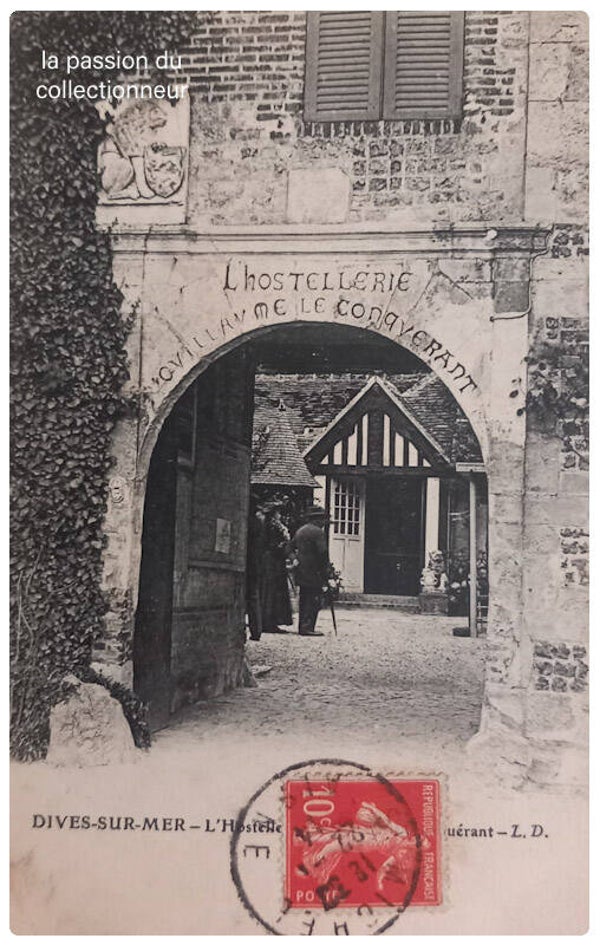 Carte postale de Dives sur Mer l'hôtellerie de Guillaume le Conquérant