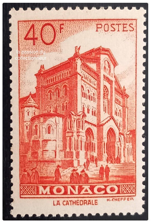 Timbre de Monaco neuf numéro 313B ●