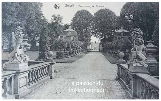 Carte postale de beloeil l'avant cœur du château