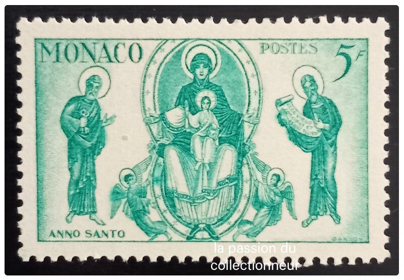 Timbre de Monaco neuf avec charnière numéro 357 ●