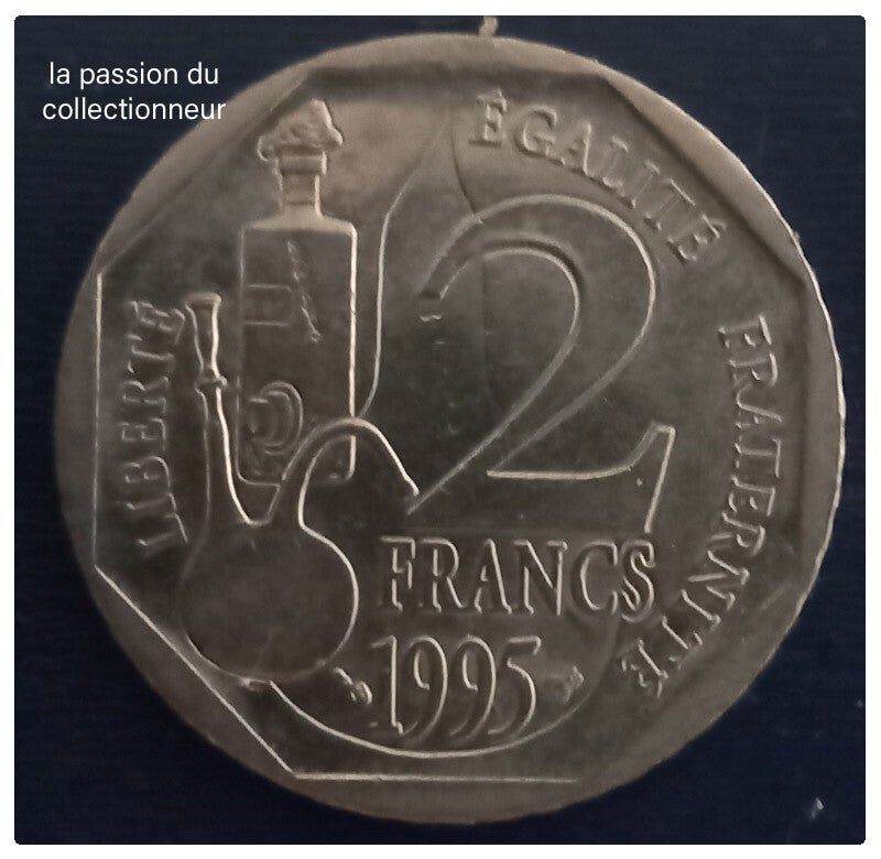 2 franc Louis Pasteur année 1995