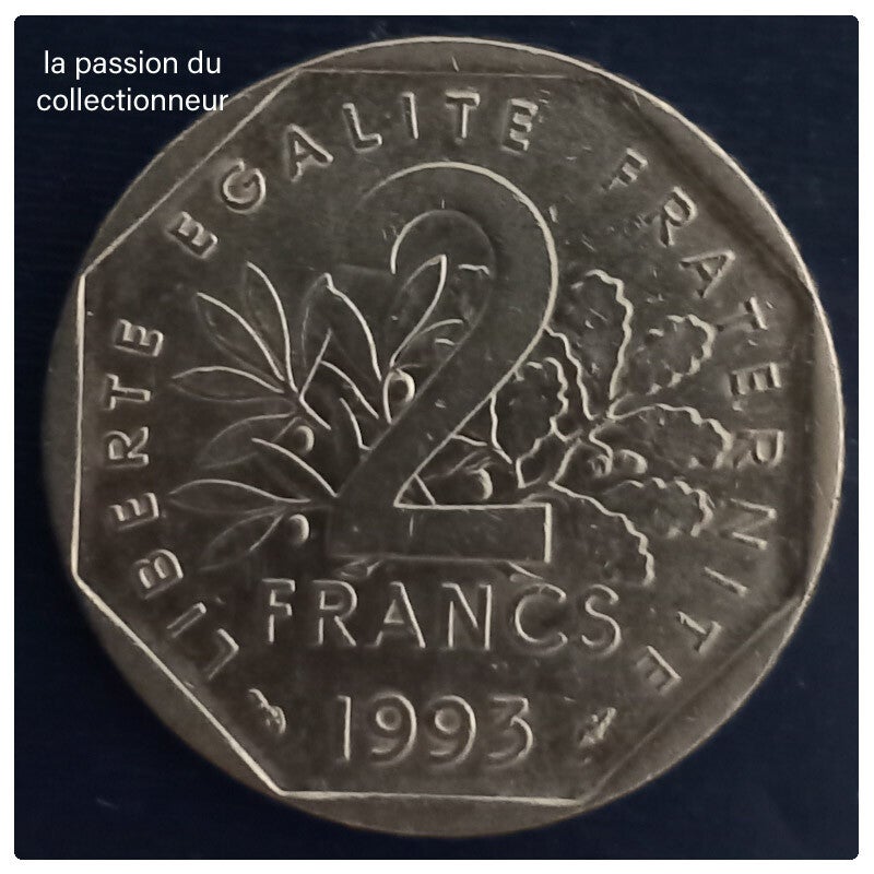 2 franc Jean Moulin année 1993