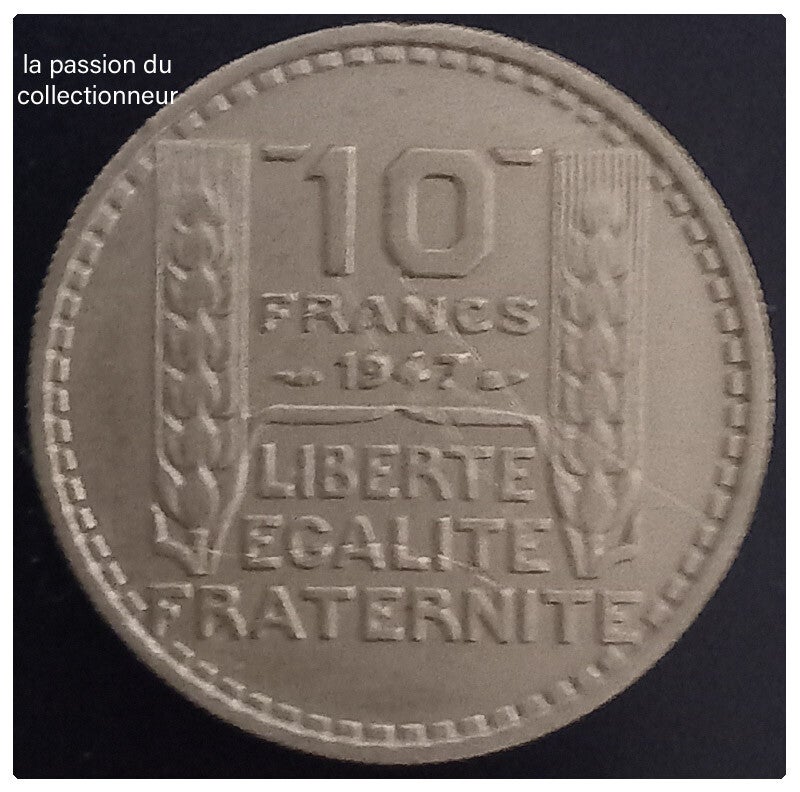 10 franc turin année 1947