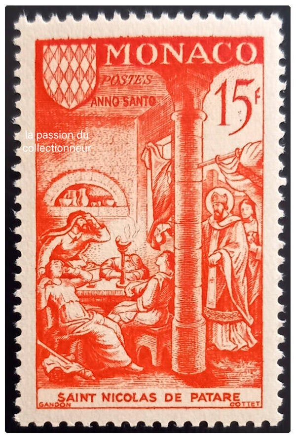 Timbre de Monaco neuf avec charnière numéro 359 ●