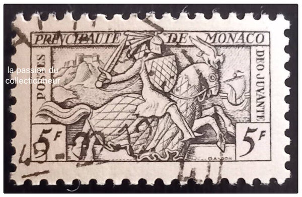 Timbre de Monaco oblitéré numéro 372 ●