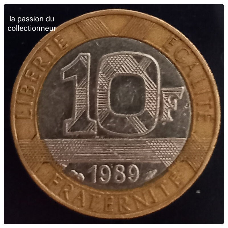 10 franc Génie de la bastille année 1989