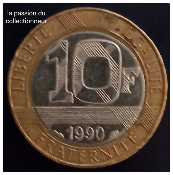 10 franc Génie de la bastille année 1990