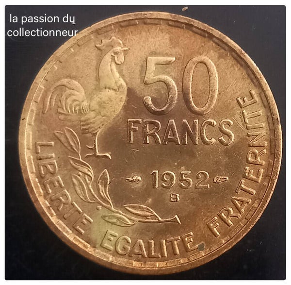 50 franc Guiraud année 1952B