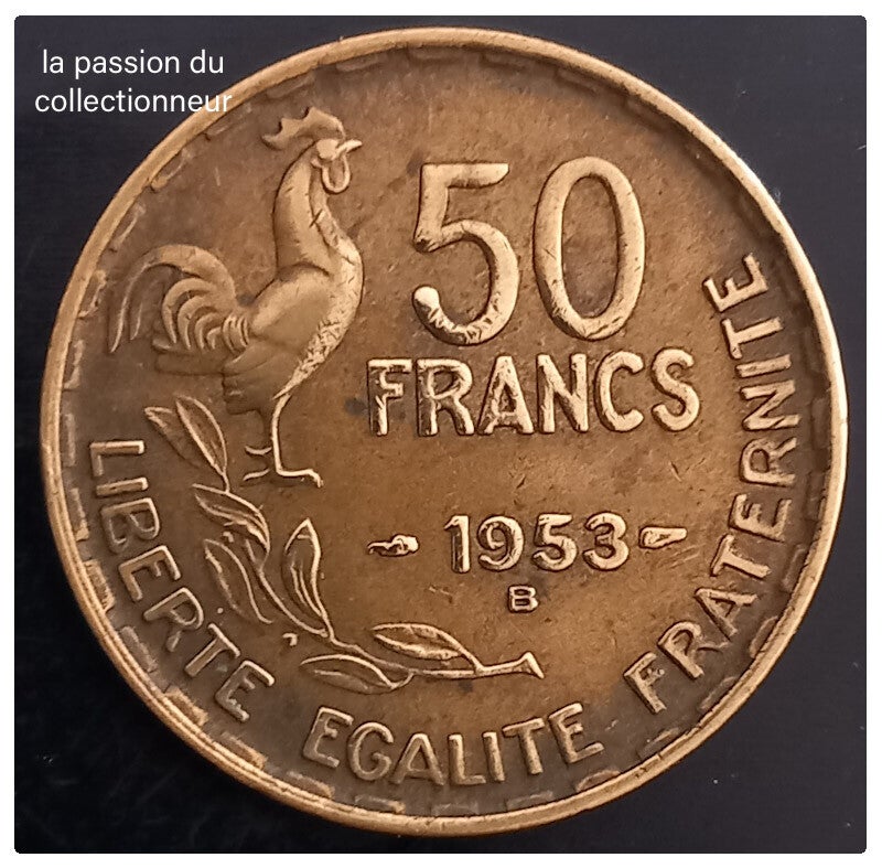 50 franc Guiraud année 1953B