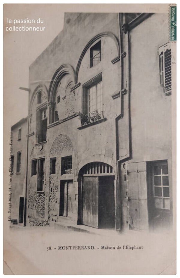 Montferrand maison de l'éléphant
