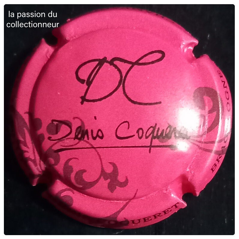 Capsule de champagne Coqueret Denis