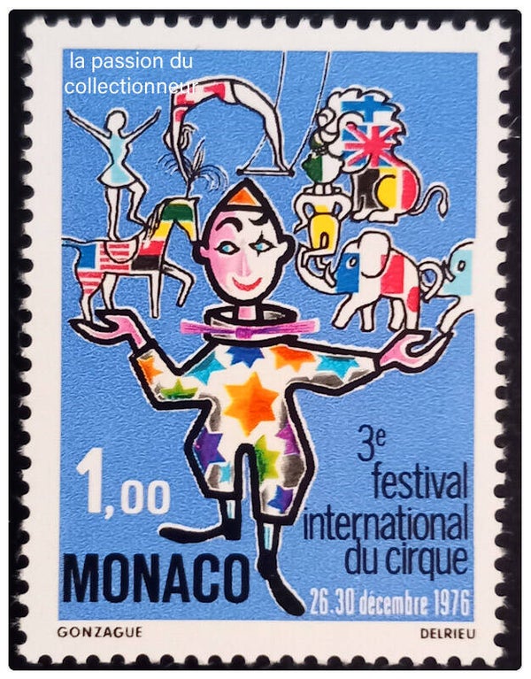 Timbre de Monaco neuf numéro 1078 ●