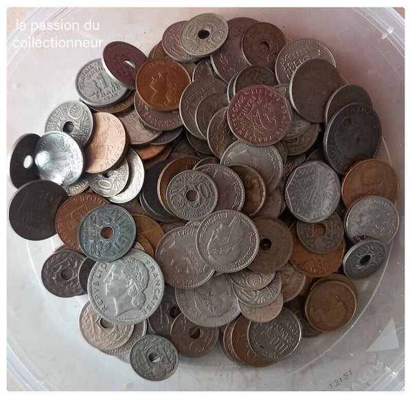 Lot numéro 6 de monnaies française