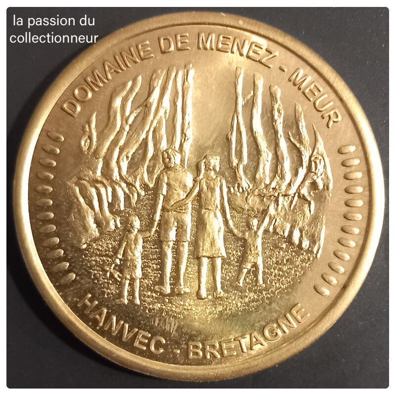 Médaille souvenir du domaine de menez meur Hanvec Bretagne