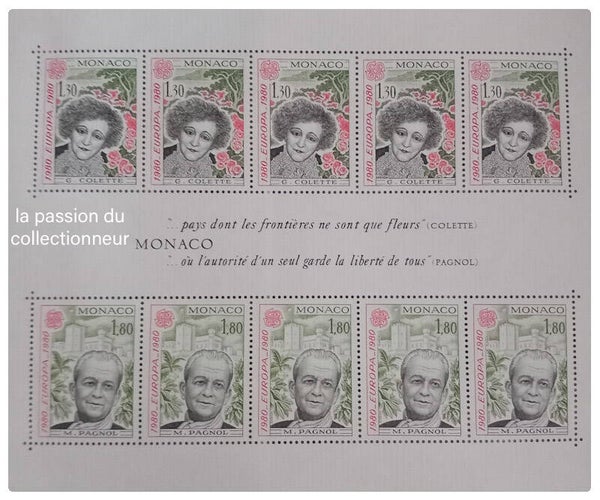 Timbre Feuillet de Monaco neuf numéro 18 ●