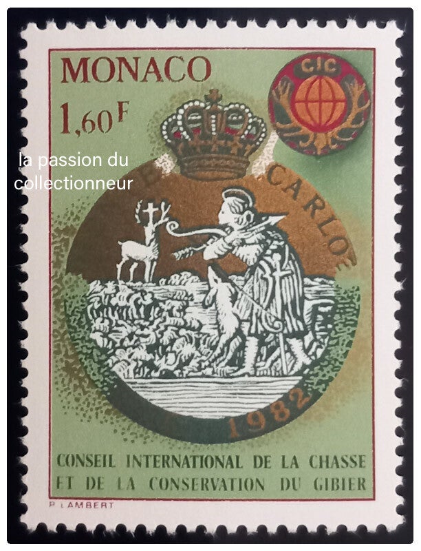 Timbre de Monaco neuf numéro 1338 ●