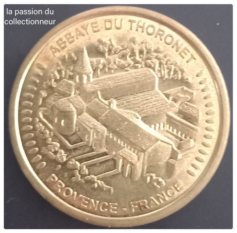 Médaille souvenir de l'abbaye du thoronet Provence