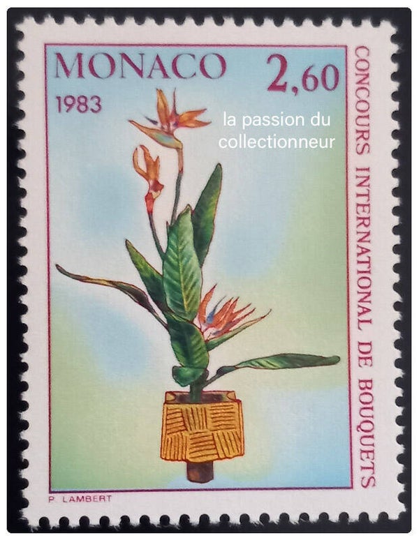 Timbre de Monaco neuf numéro 1351 ●