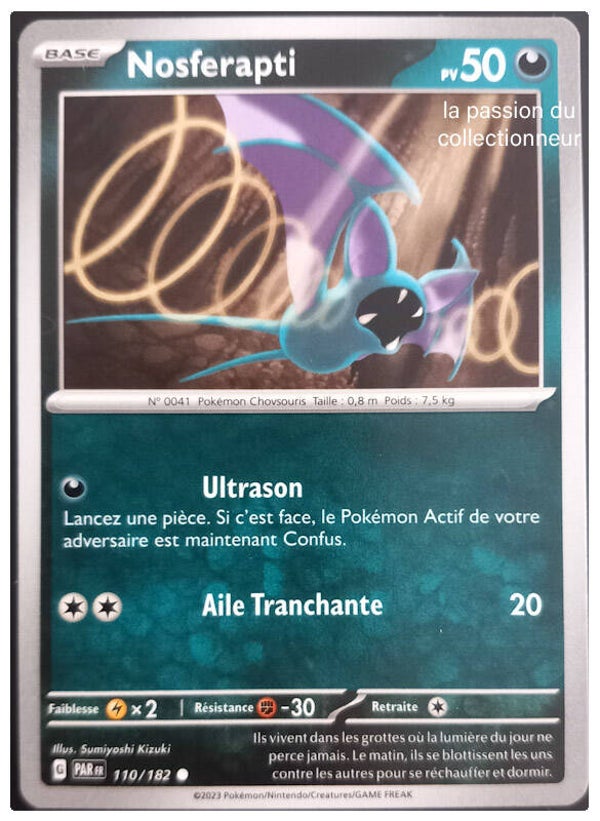 Carte pokemon commune classique de Nosferapti
