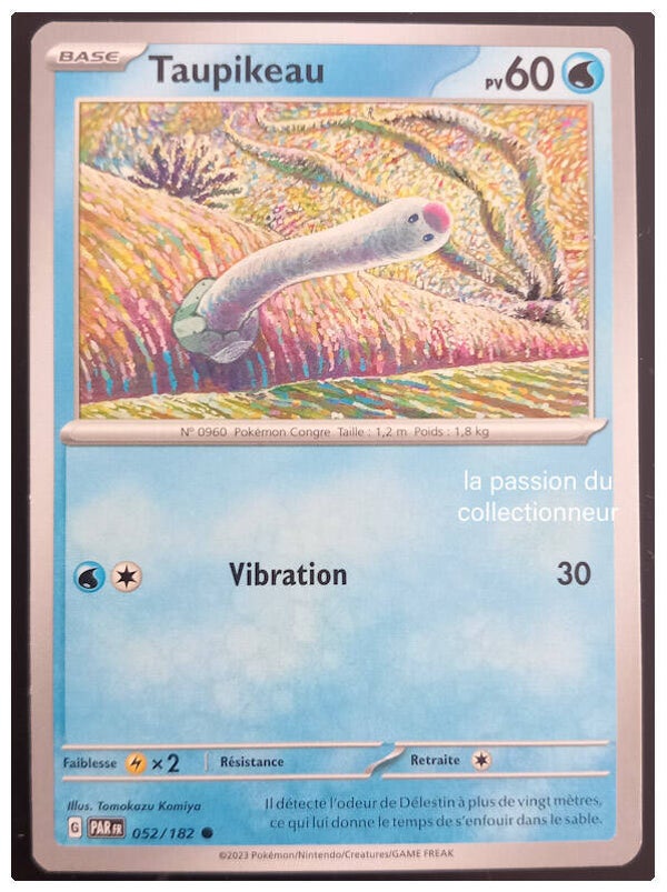 Carte pokemon commune classique de Taupikeau