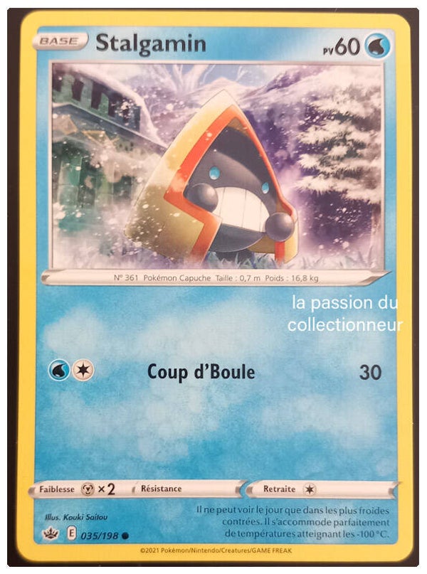 Carte pokemon commune classique de Stalgamin
